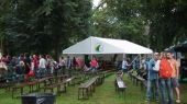 Párty stany na festivalu v Tovačově